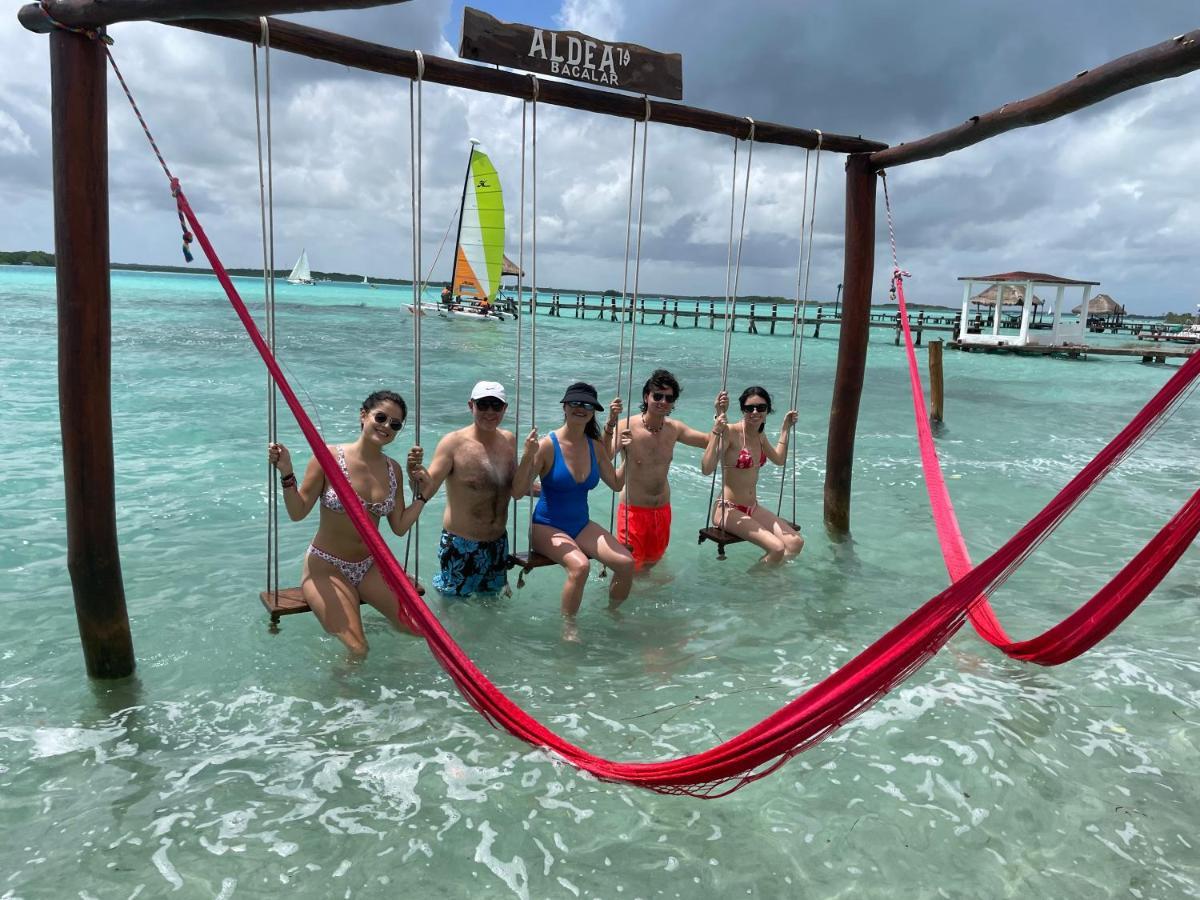 Hotel Aldea 19 Bacalar Esterno foto
